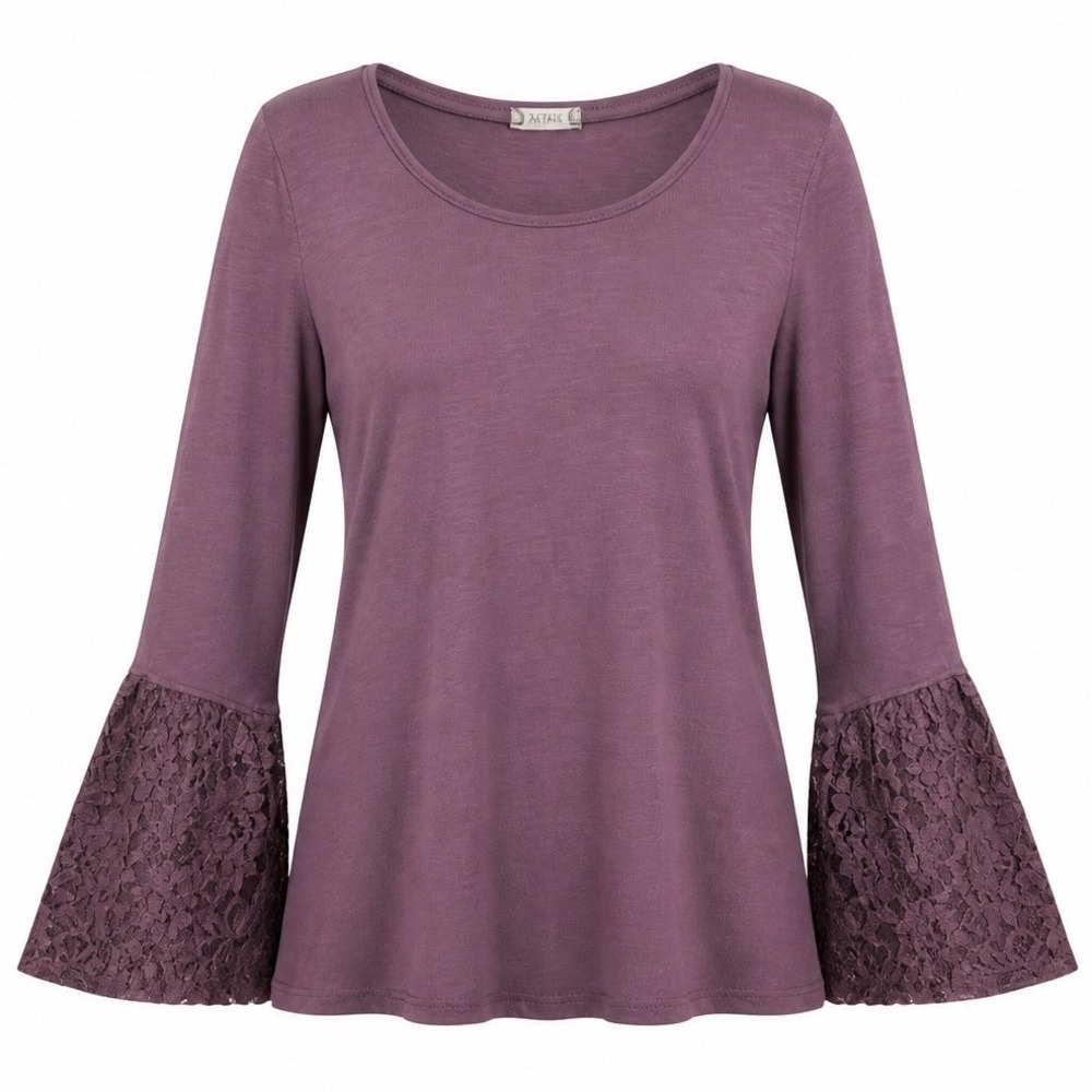 Altar'd State Womens L Bell Sleeve Lace Top Boho, Cottagecore, Whimsigoth